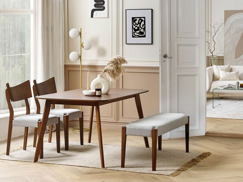 Set 2 buc scaune de sufragerie Emery (lemn închis) *vânzare stoc