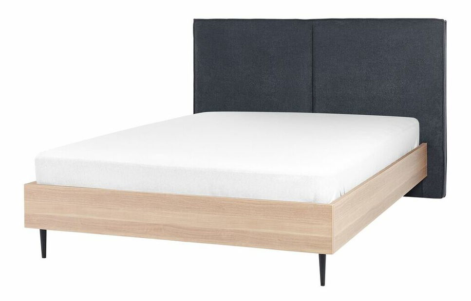 Pat matrimonial 140 cm Izeza (gri)