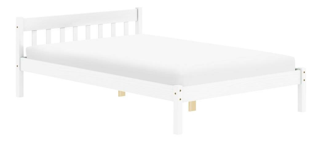 Pat matrimonial 140x200 cm Malil (alb)