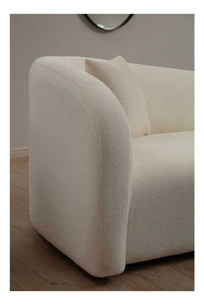 Pohovka trojsedačka Asenotto (krémová)