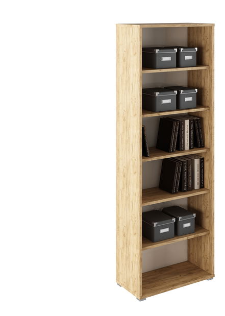 Regál Rumia 01 (artisan tölgy + fehér)