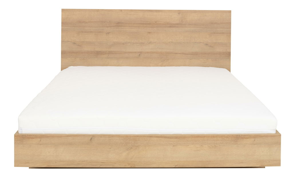 Pat matrimonial 160x200 cm Nustretta N08 (stejar riviera)