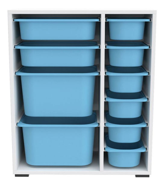 Játékrendszerező Dremonka 10 (kék + fehér)