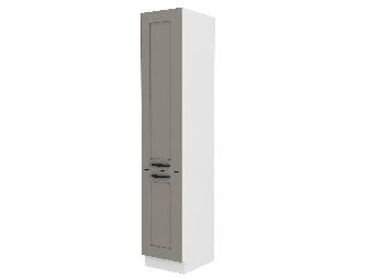 Dulap de bucătărie pentru alimente Lucid 40 DK 210 2F (claygrey + alb)