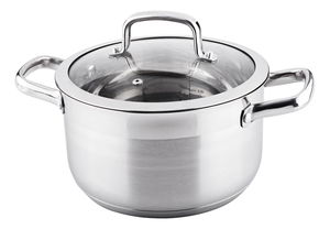 Oală cu capac Lamart Prestige 22cm (oțel inoxidabil)