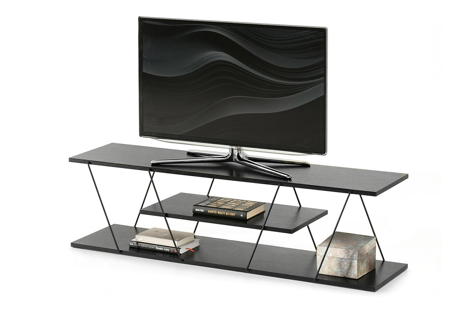 TV stolík/skrinka Haika (čierna)