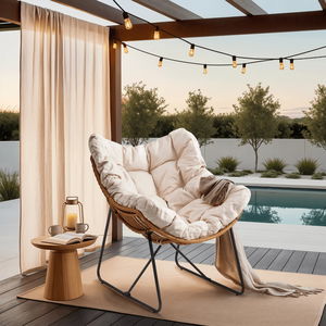 Záhradné kreslo Frigorifico (béžová) 