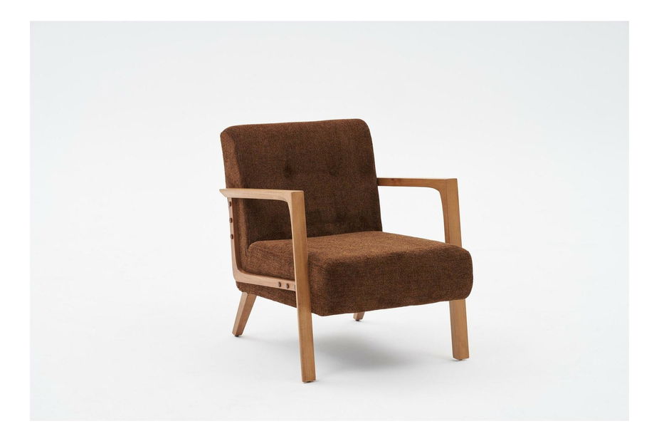 Kreslo Kramer K (hnedá)