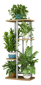 Suport flori Laban 1 (alb + stejar sonoma)