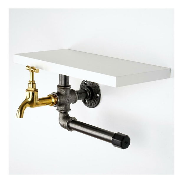 Držiak na toaletný papier Nenanu 40 (biela) 