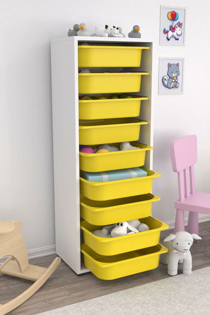 Organizator za igračke Dremonka 11 (žuta + bijela)