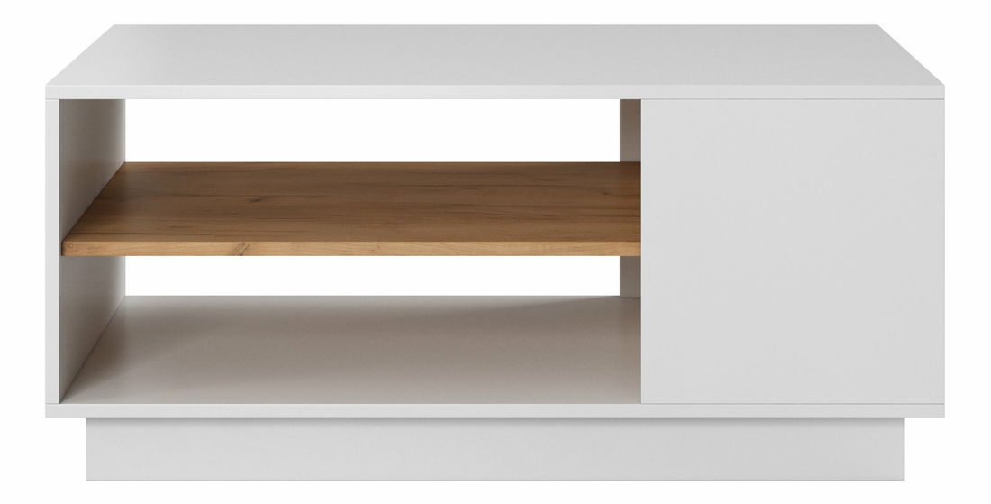 Stolić za kavu Three G (hrast craft zlatni + bijela)