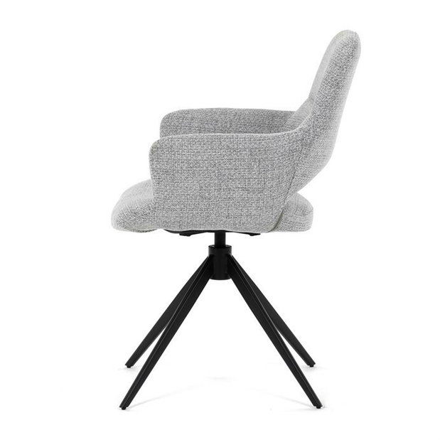 Jedálenská stolička Diamantal (sivá)