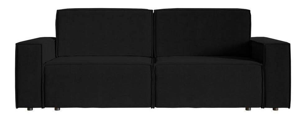 Canapea trei locuri Copenhagen (negru + negru)