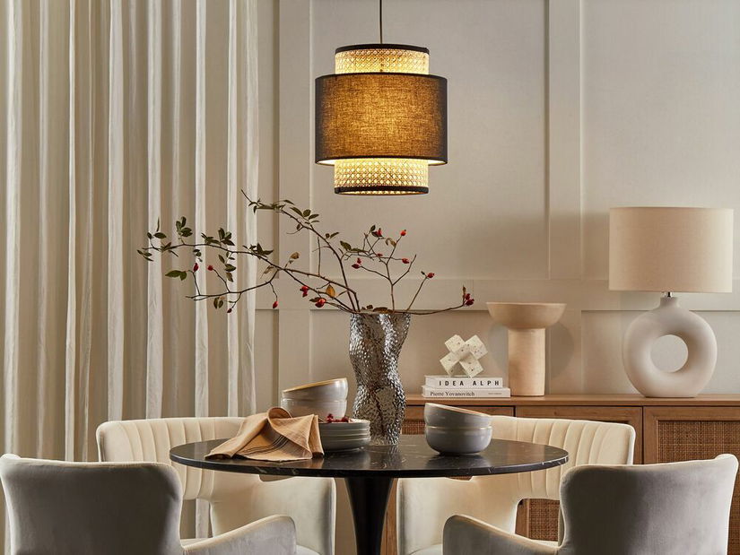 Závesné svietidlo Beritt (čierna)