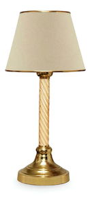 Stolna lampa Lugunssa 1 (bež + zlatna)