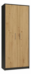 Policová skriňa Obtenidas 1 (antracit + dub artisan)
