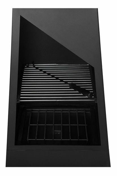 Kamin YASUJ (čelik) (crna)