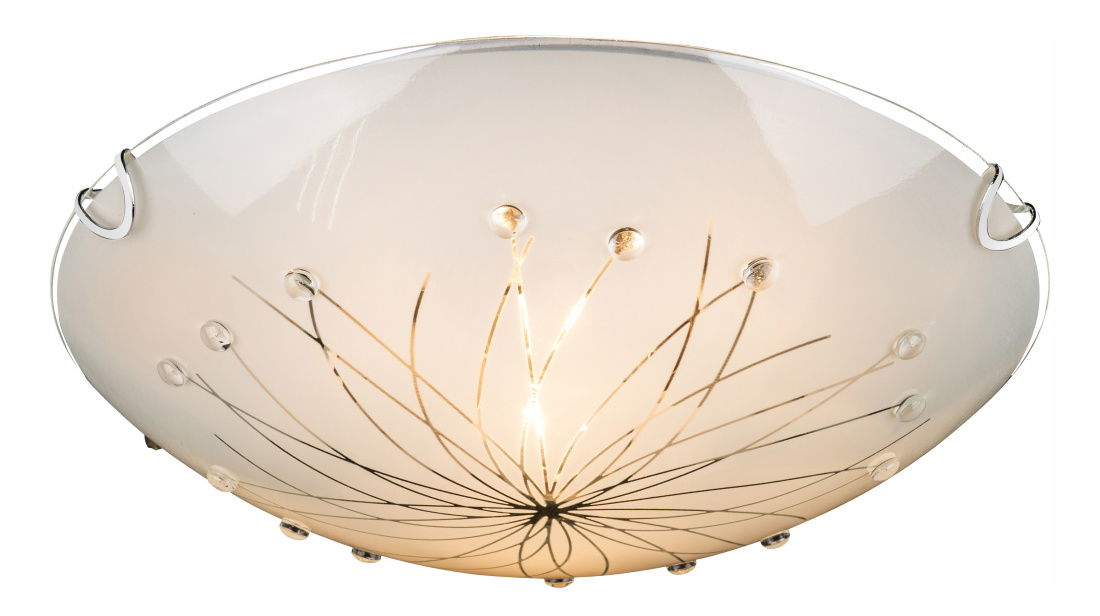 Aplică/Iluminat de perete Calimero i 40402-2 (cu cristale) (alb + satin)