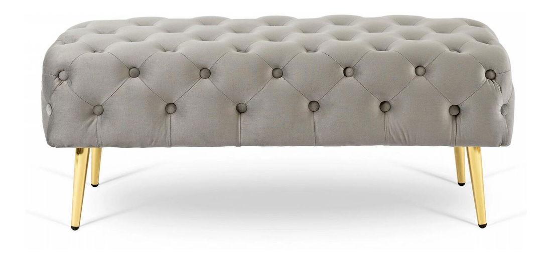 Bancă Vestiduras 2 (gri + auriu) 