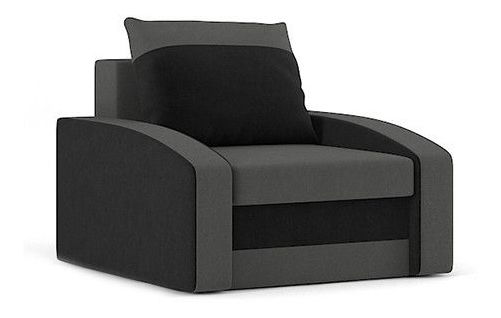 Fotel Hazar (szürke + fekete)