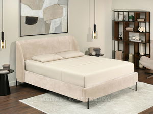 Franciaágy 160 cm Apelar (krém + fekete)