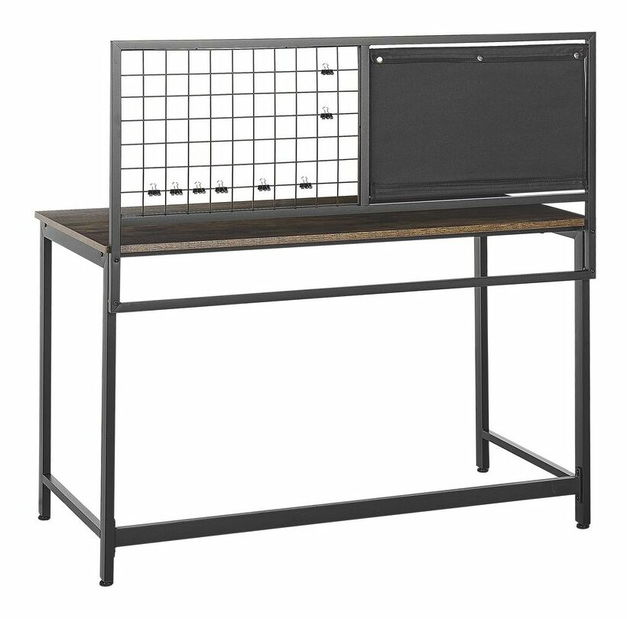 Masă PC Vuk (Negru + lemn închis) 