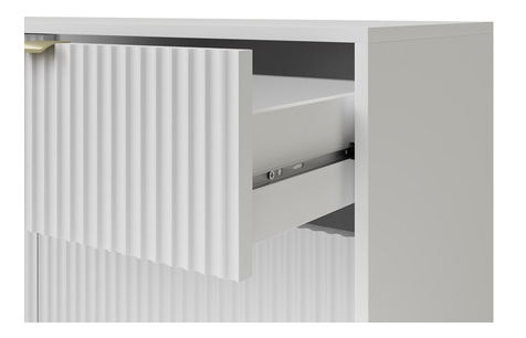 Komoda Mijeno Gold MKSZ154 (biela + zlatá) 