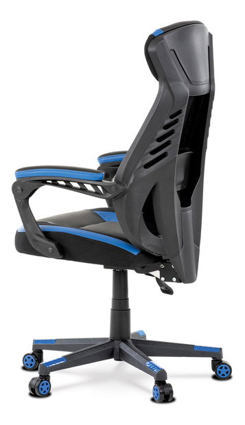 Fotoliu de birou/ gaming Ymbun-Y213-BLUE (negru + albastru)