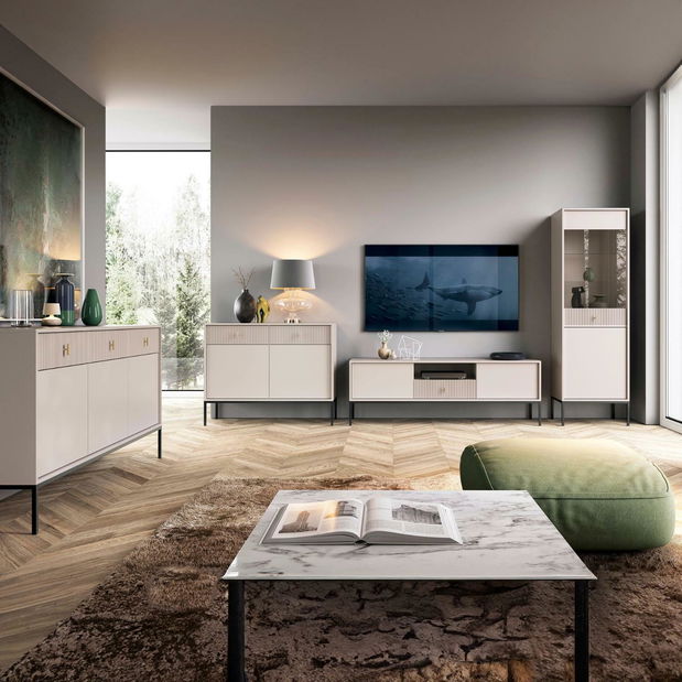 Komoda Militaba (kašmír + čierna) 