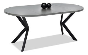 Jedálenský stôl Rompa (grafitová + čierna)