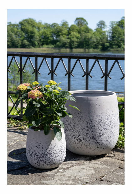 Set od 2 saksije Snenora (siva)