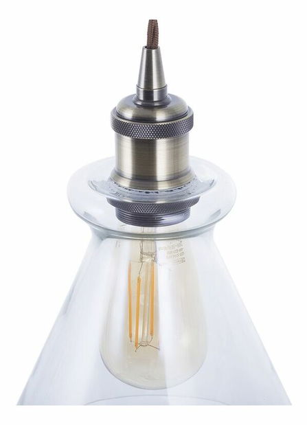 Závesná lampa Bitola (priehľadná)