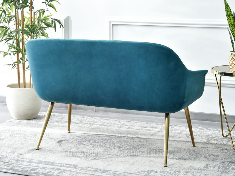 Kanapé Osmol S (türkiz + arany)