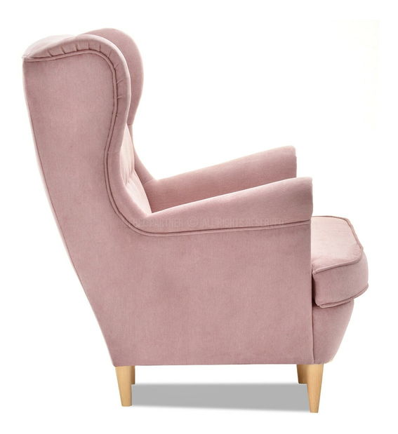 Kreslo ušiak Margis (biela)