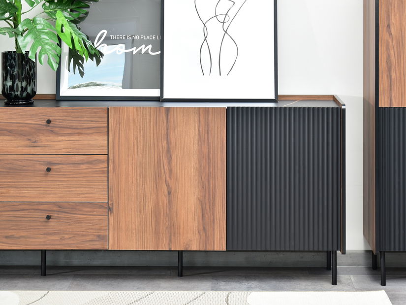 Komoda Protegidas P06 (čierna)