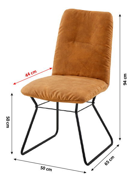 Jedálenská stolička Alniro (hnedá)