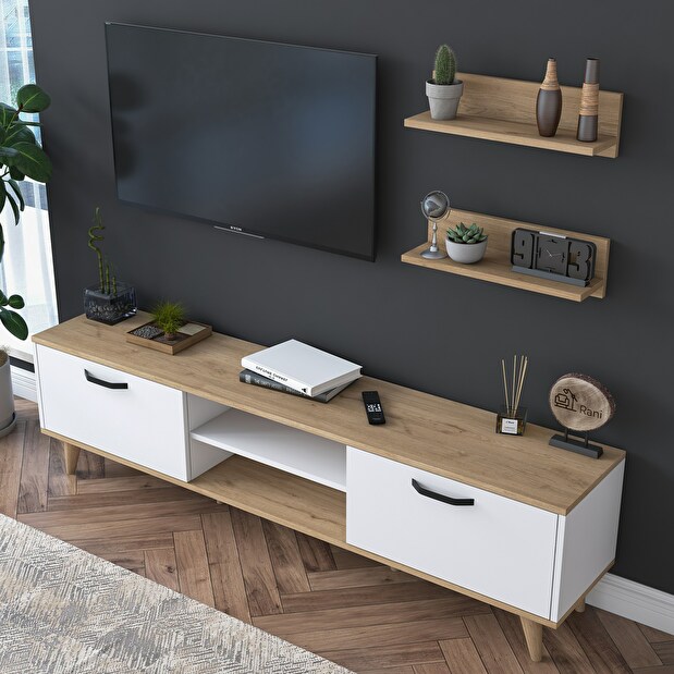 Mobilier living Martha 1043 (Alb + Nuc)