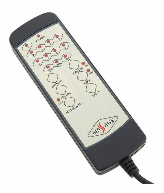 Masažna fotelja REXO (umjetna koža) (crna)