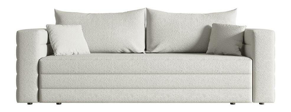 Háromszemélyes kanapé Liluetta (krém + fekete)