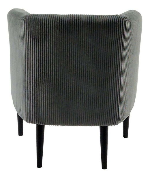 Relax fotel Alana (szürke + fekete) 