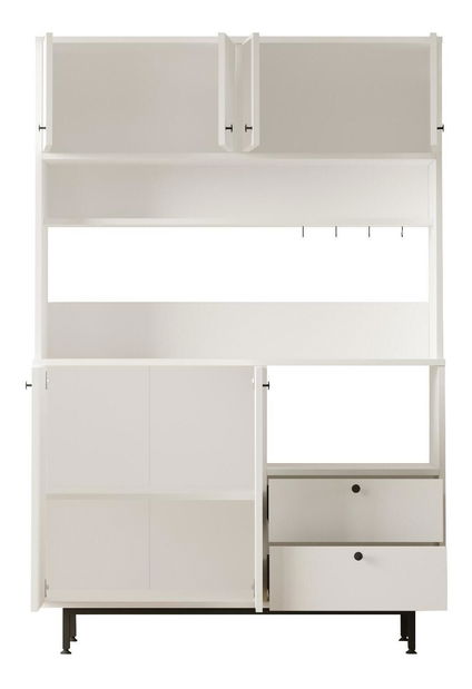 Dulap cu rafturi Rebutia 5 (alb)