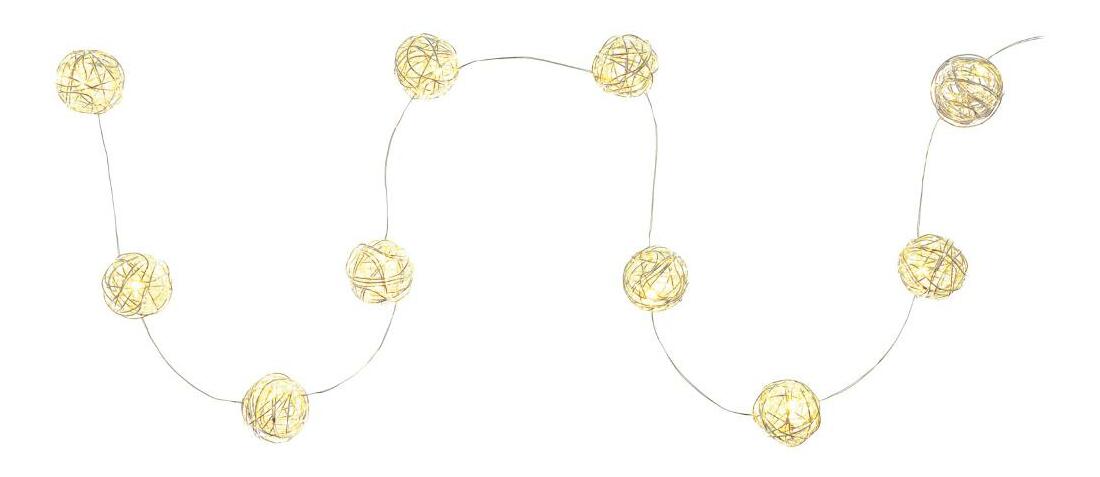 Strieborné gule 10 LED RXL 238