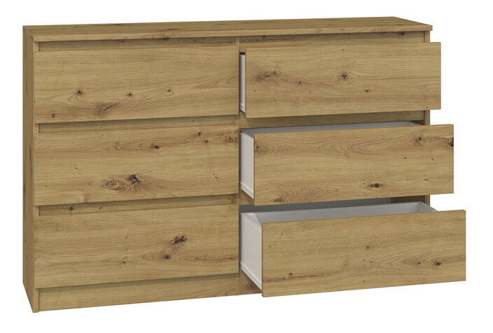 Comodă Musecalo 6 120 (stejar artisan)