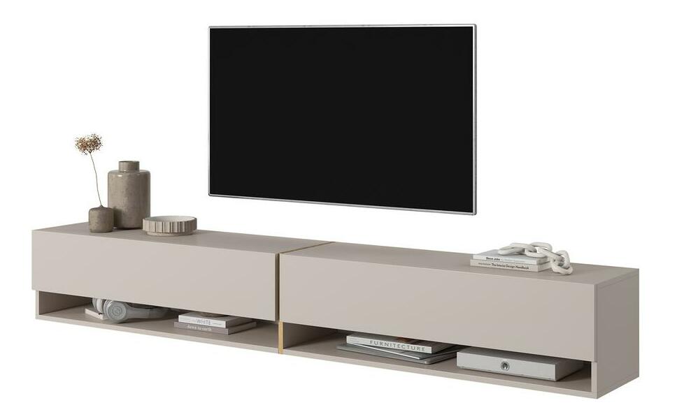TV skrinka/stolík Myrtha 200 (sivobéžová)