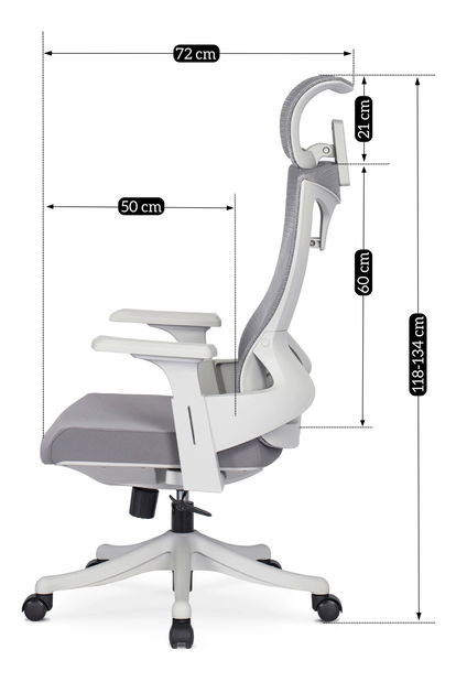Kancelárske kreslo Conocerlo 2 (sivá) 