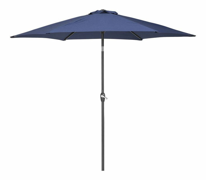 Záhradný slnečník 270 cm VARENA (hliník) (námornícka modrá)