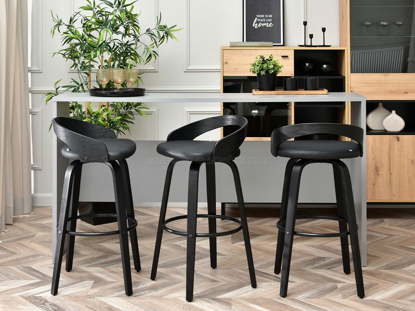 Stolička Haime (čierna)