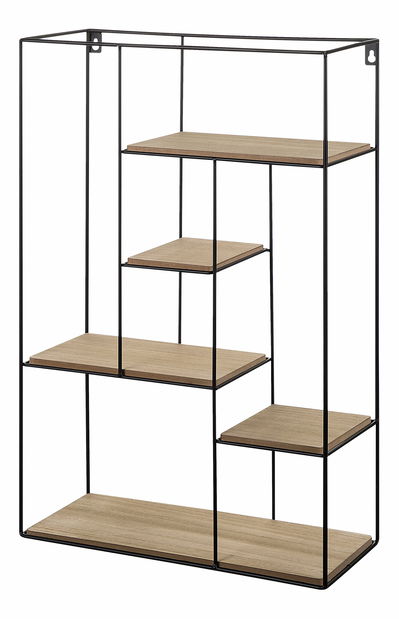 Regál Laura (svetlé drevo) *výpredaj