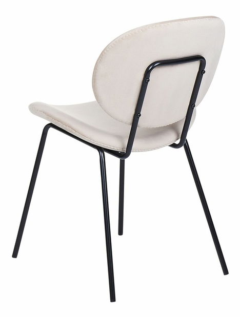 Set 2 ks jedálenských stoličiek Luaza (svetlobéžová)